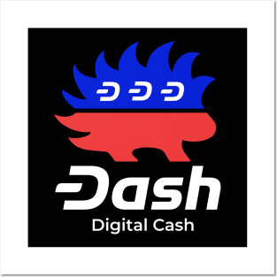 Dash Digital Cash Libertarian Cryptocurrency T-Shirt Posters and Art